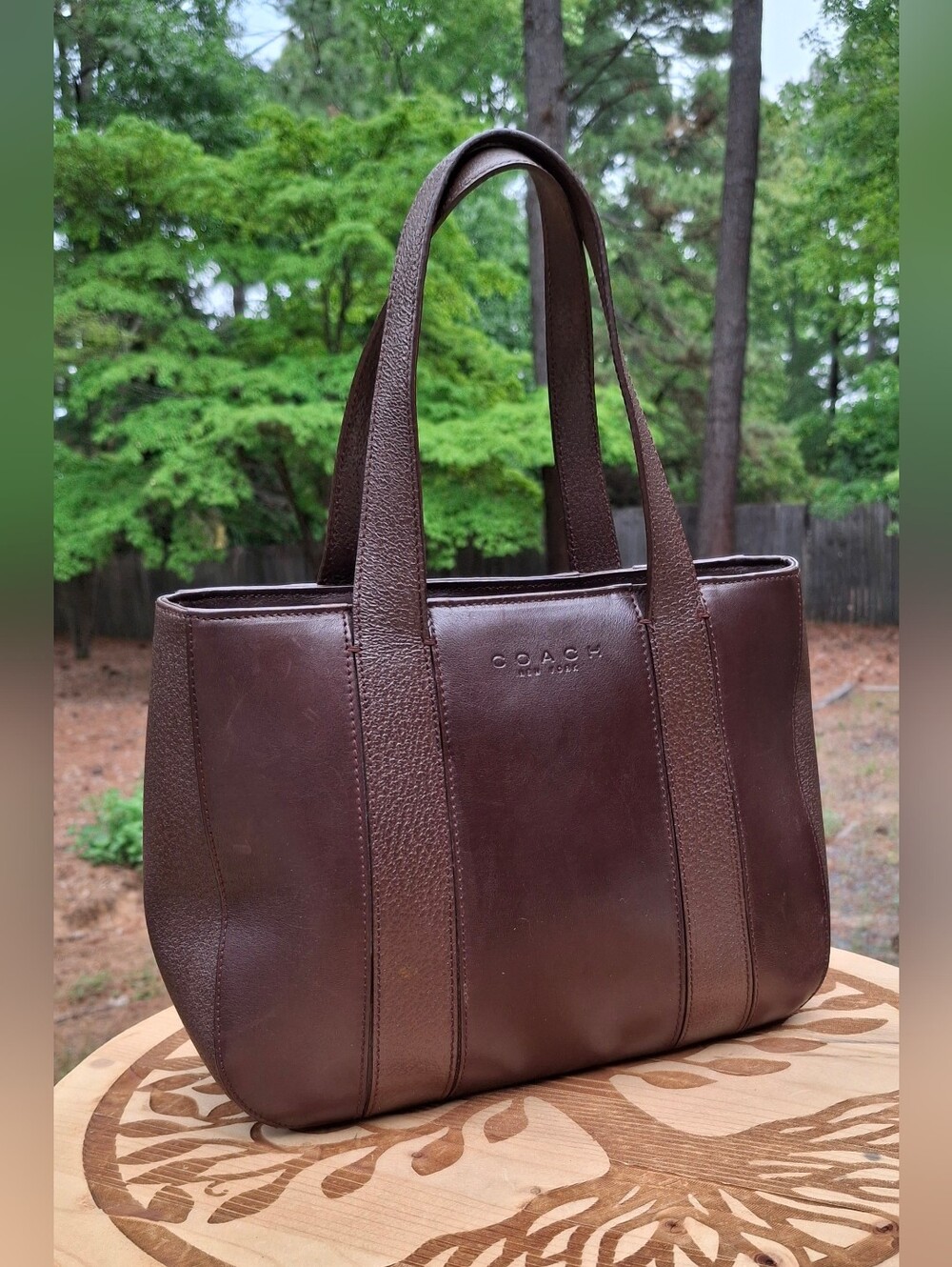 Vintage 1998 Coach Bridle Collection Brown Calfskin Leather Satchel #6707 - Picture 12 of 12